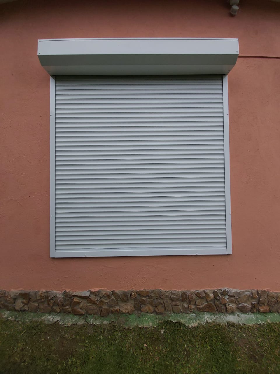 Rolling shutter metálico - vista interior